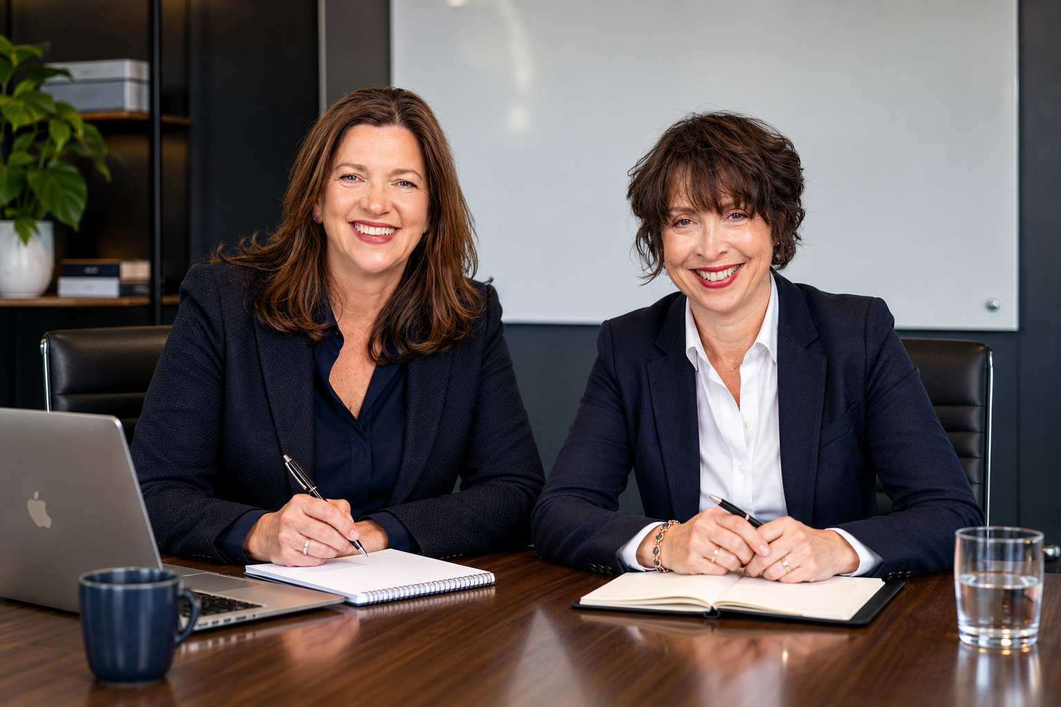 Andrea and Vanessa in an executive advisory session